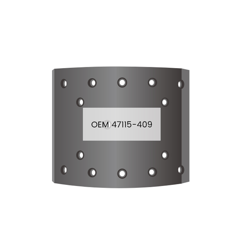 47115-409 Bremsebelegg for tunge lastebiler for ISUZU