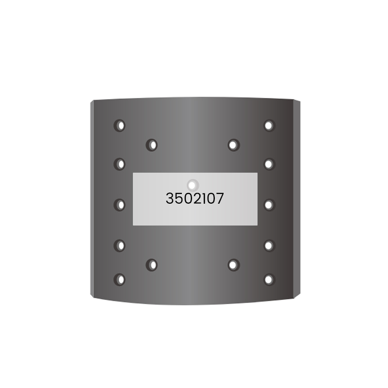3502107 Bremsebelegg for tunge lastebiler